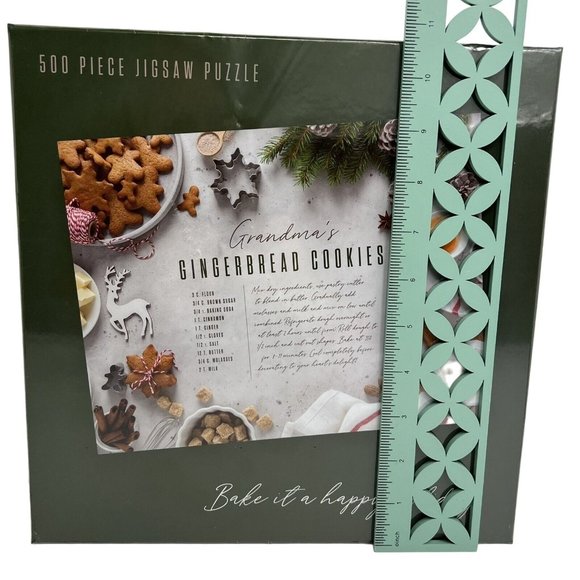 Spoonful Of Comfort Jigsaw Puzzle Grandma's Gingerbread Cookies 500 Pc Christmas - Picture 9 of 12